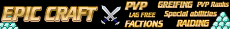 banner for EPIC CRAFT server