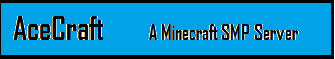 banner for Ace Craft server