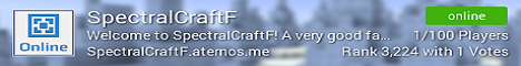 banner for SpectralCraftF server