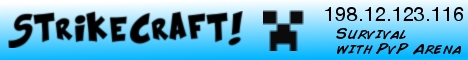 banner for StrikeCraft server