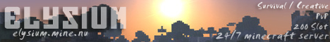 banner for Elysium Minecraft Server server