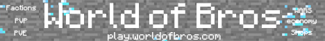 banner for World of Bros server
