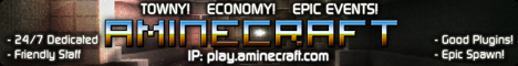 banner for Aminecraft server