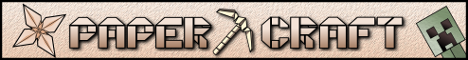 banner for PaperCraft server