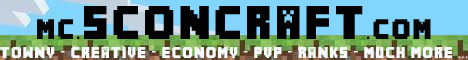 banner for sConCraft server