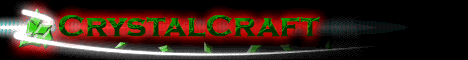 banner for CrystalCraftMC server