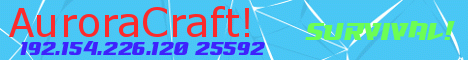 banner for Aurora server