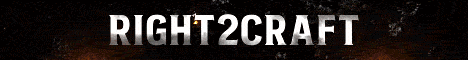 banner for Right2Craft Survival server