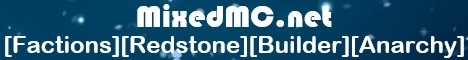 banner for MixedMC server