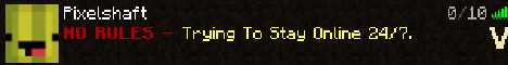 banner for Pixelshaft server
