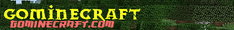 banner for GoMinecraft server