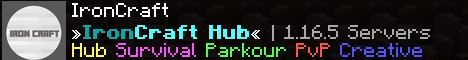 banner for IronCraft Network server