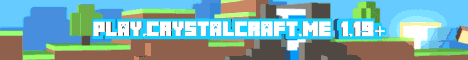 banner for CrystalCraft server