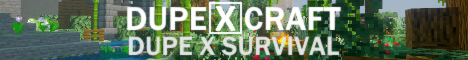 banner for DupeXCraft server