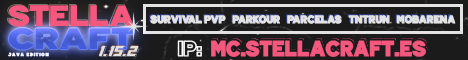 banner for StellaCraft server