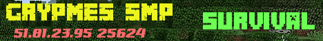 banner for GrypMes minecraft dungeon server