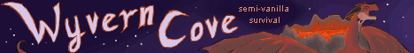 banner for Wyvern Cove Survival server