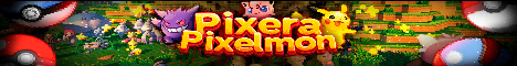 banner for Pixera Pixelmon server