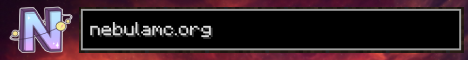 banner for NebulaMC server