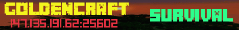 banner for Goldencraft server