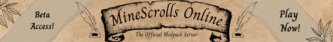 banner for MineScrolls Online RPG server