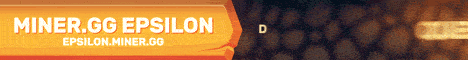 banner for Miner.GG Epsilon Server server