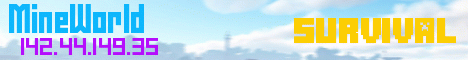banner for MineWorld server