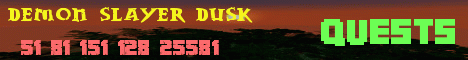 banner for Demon slayer dusk server