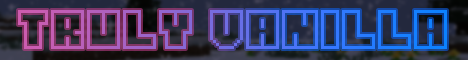 banner for truly vanilla server