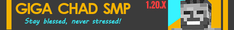 banner for Giga Chad SMP server
