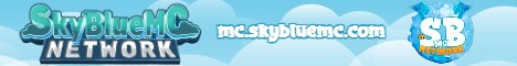 banner for SkyBlueMC server