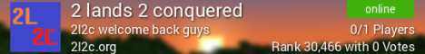 banner for 2 lands 2 conquered server