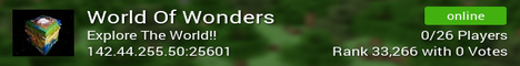 banner for World Of Wonders server