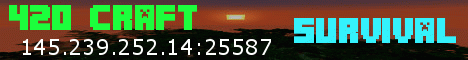 banner for 420 Craft server