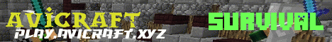 banner for AviCraft server