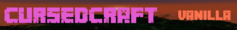 banner for CursedCraft server