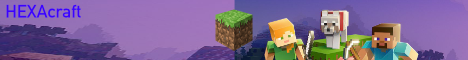 banner for HEXAcraft server