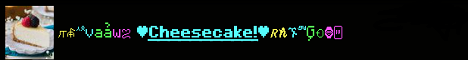 banner for cheesecakeuniverse server