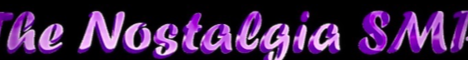 banner for Nostalgia SMP Public server