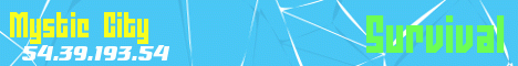 banner for Mystic City server