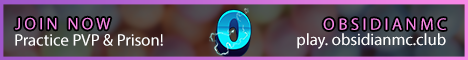 banner for ObsidianMC server