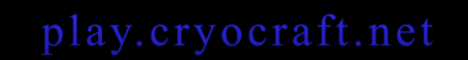banner for CryoCraft server