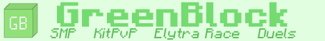 banner for GreenBlock server
