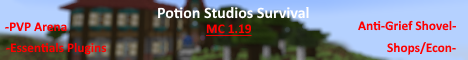 banner for Potion Studios Survival server