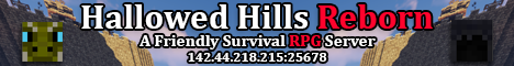 banner for Hallowed Hills Reborn server