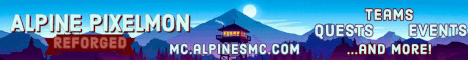 banner for AlpineMC server
