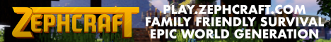 banner for ZephCraft server