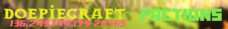 banner for Doepiecraft server