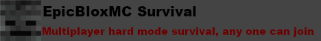 banner for EpicBloxMC Survival server