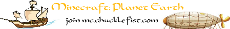 banner for Minecraft The Planet Earth server